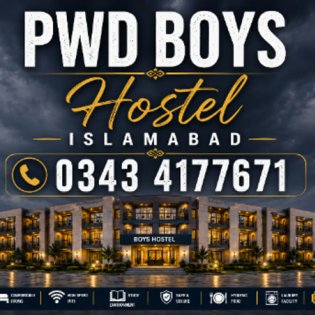 Best Boys Hostel in PWD Islamabad for Students