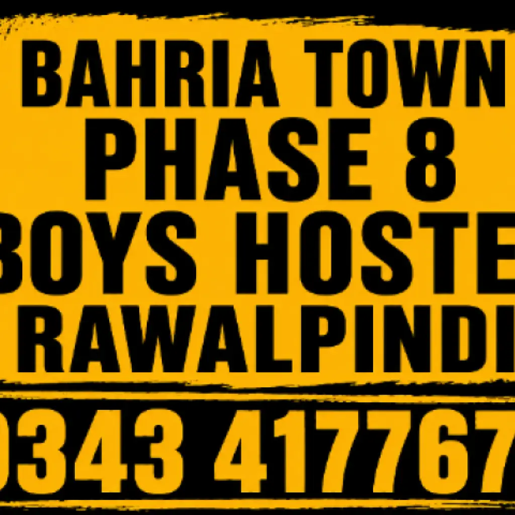 Bahria Town Phase 8 Boys Hostel Rawalpindi | Safe & Furnished Accommodation