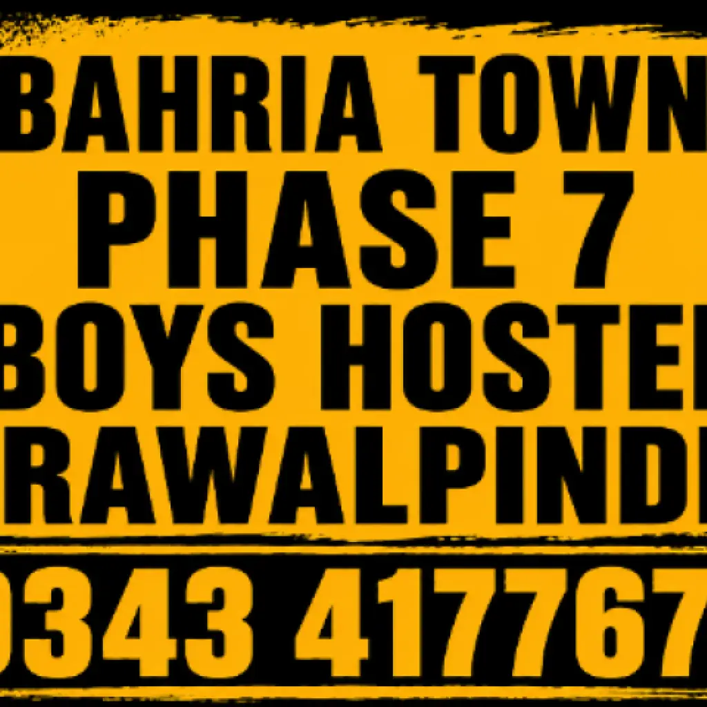 Best Boys Hostel in Bahria Town Phase 7 Rawalpindi | Affordable Living for Students