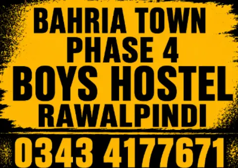 Bahria Town Phase 4 Boys Hostel Rawalpindi | Comfortable Student Residence