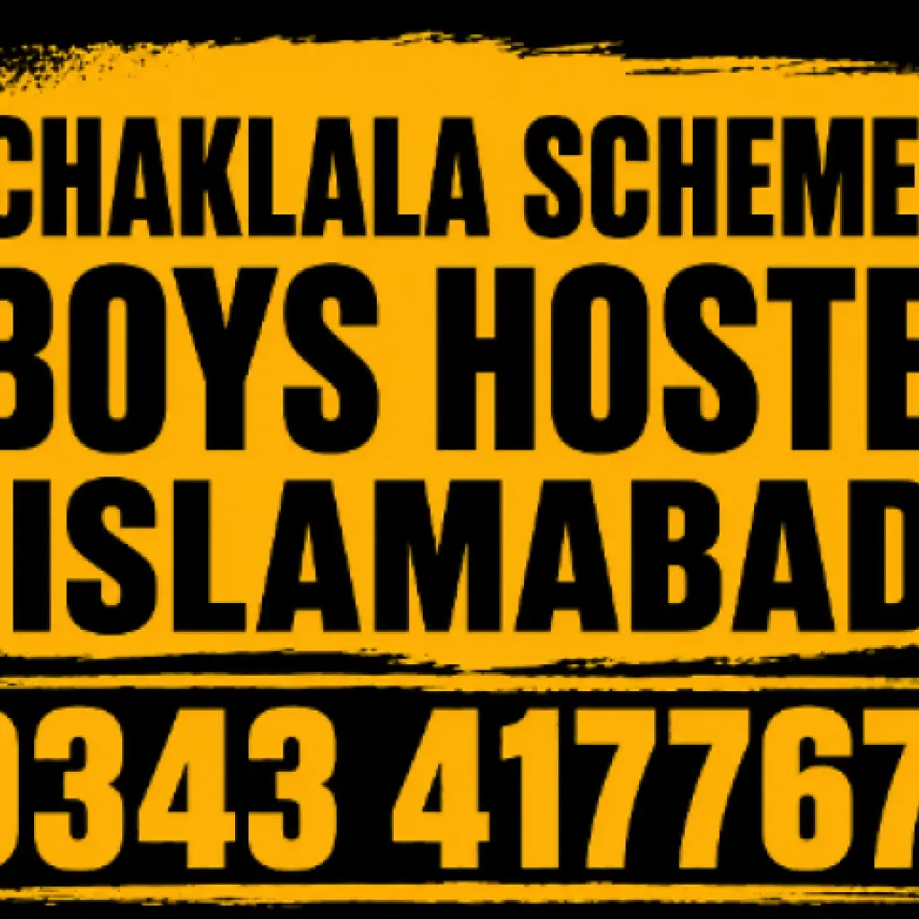 Chaklala Scheme 3 Boys Hostel Rawalpindi | Furnished Rooms for Students