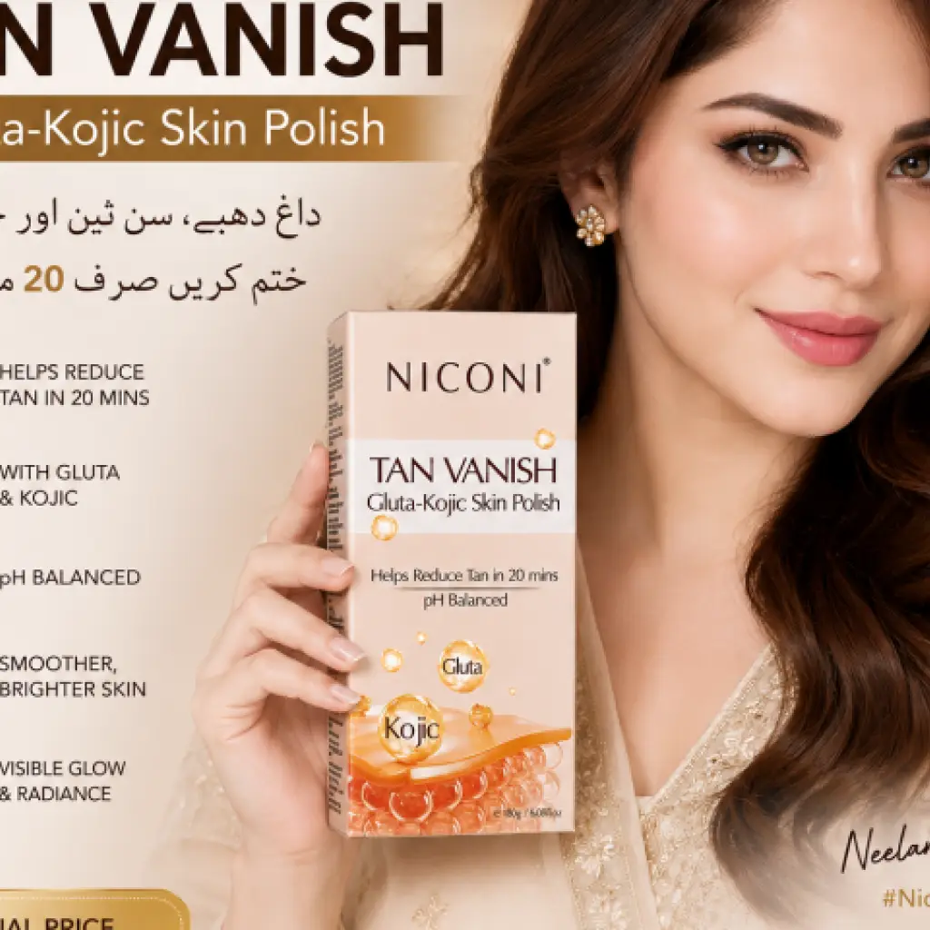 Niconi Tan Vanish Gluta Kojic Skin Polish Price In Bahawalpur | 03003778222