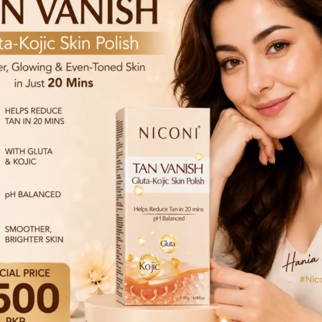 Niconi Tan Vanish Gluta Kojic Skin Polish Price In Jhang | 03003778222