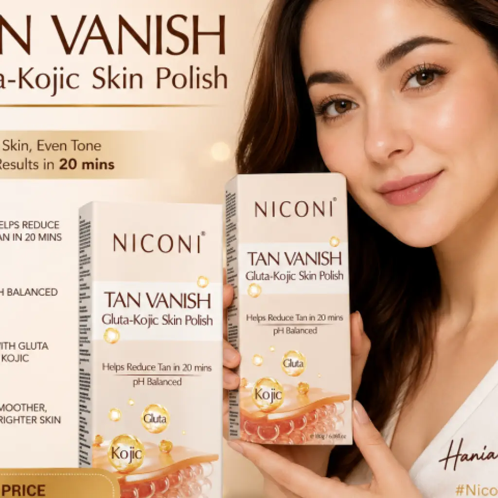 Niconi Tan Vanish Gluta Kojic Skin Polish Price In Sheikhupura | 03003778222