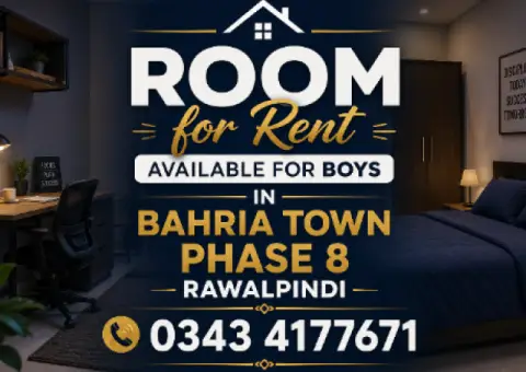 Bahria Town Phase 8 Boys Room for Rent Rawalpindi