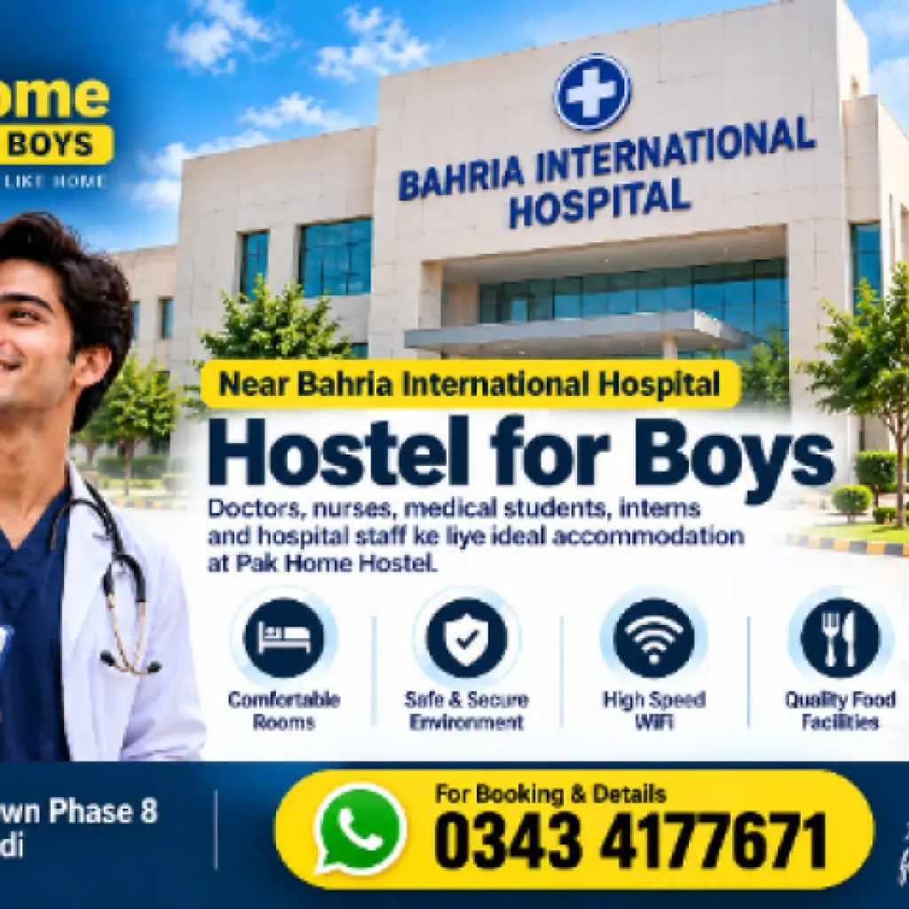 Boys Hostel for Bahria international Hospital Rawalpindi