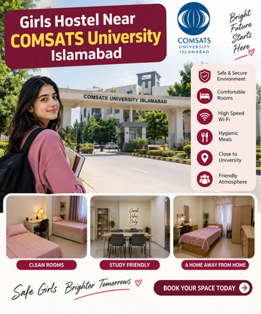 Girls Hostel Near COMSATS University Islamabad