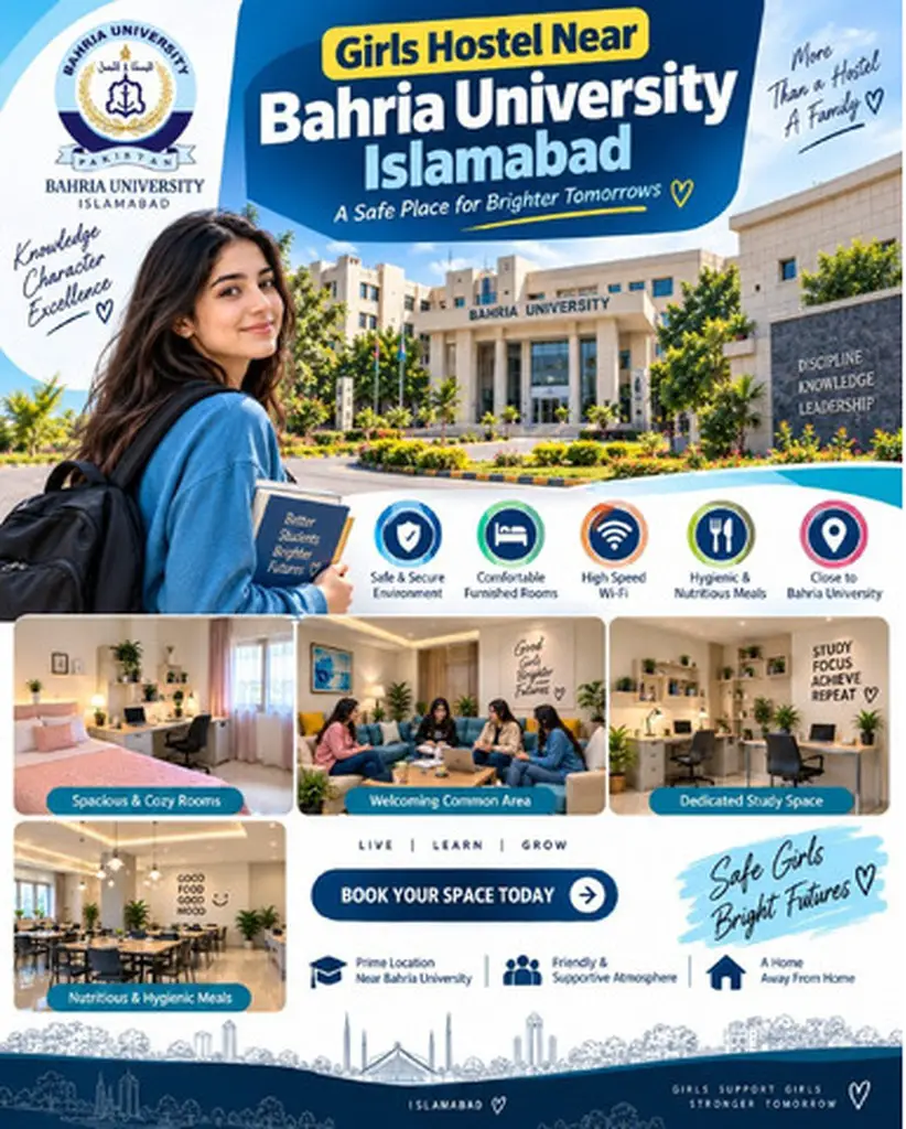 Girls Hostel Near Bharia University Islamabad