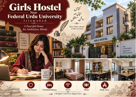 Girls Hostel near Federal Urdu University