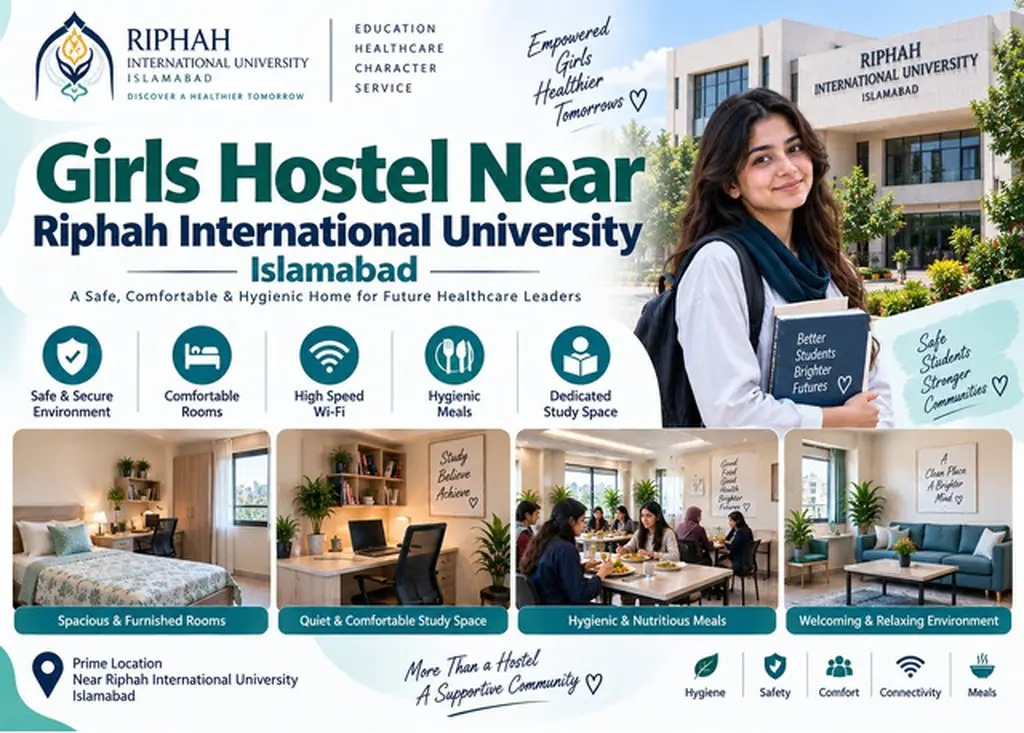 Girls Hostel Near Riphah international University Islamabad