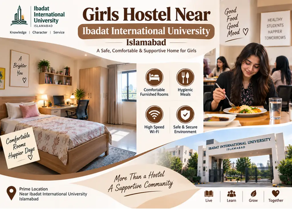 Girls Hostel Near Ibadat  international University Islamabad