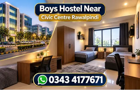 Boys  Hostel Near civic centre Rawalpindi