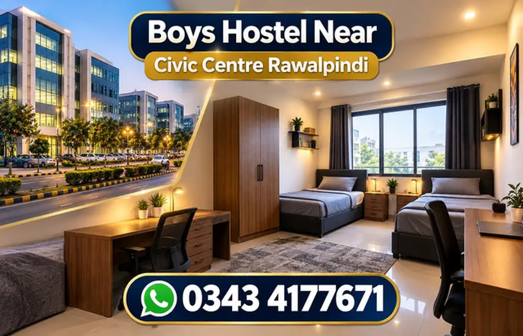 Boys  Hostel Near civic centre Rawalpindi