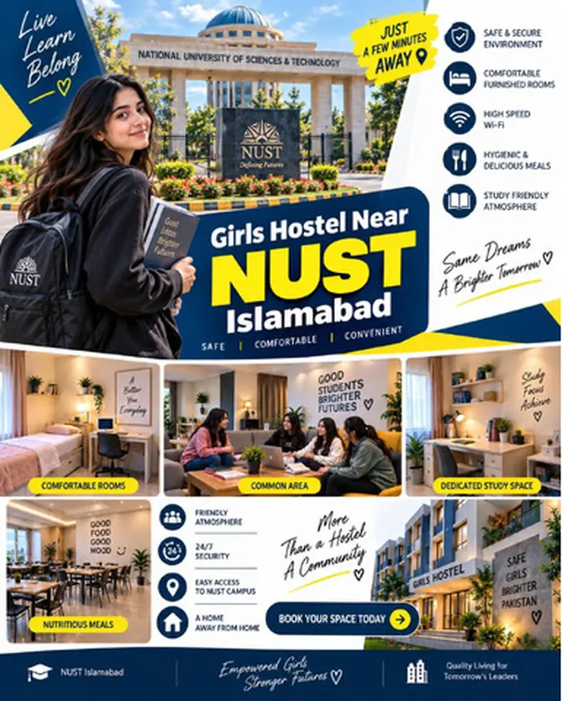 Girls Hostel Near Nust  University Islamabad